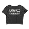 profanity spoken here Crop Top