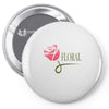 floral Pin-back button