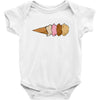 quadruple dip towe Baby Onesie