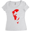 hellboy comic superhero cool Women's Triblend Scoop T-shirt