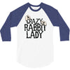 crazy rabbit lady 3/4 Sleeve Shirt