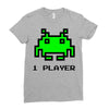 arcade player one Ladies Fitted T-Shirt