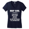 Super May Girl Women's V-Neck T-Shirt