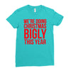we're doing christmas bigly this year Ladies Fitted T-Shirt