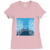 Winter (a214) Ladies Fitted T-Shirt