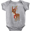 christmas deer Baby Bodysuit