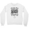 dreaming about pumpkin spice hayrides footbal falling leaves family ti Crewneck Sweatshirt