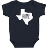 home texas outline Baby Bodysuit