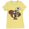 zombie ardilla Ladies Fitted T-Shirt