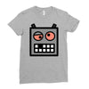 robot funny Ladies Fitted T-Shirt