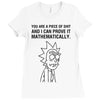 mathematically Ladies Fitted T-Shirt