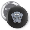 kids elephant Pin-back button