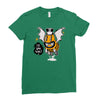 monster i will bee bat Ladies Fitted T-Shirt