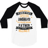 Super Cool Granddaughter Of A Freaking Awesome Father 3/4 Sleeve Shirt