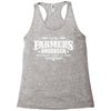 farmer's daughter funny Racerback Tank