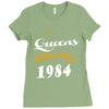 queens are born in 1984 Ladies Fitted T-Shirt