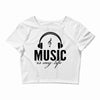 music is my life Crop Top