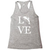 love dolphin Racerback Tank