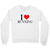 i love running Crewneck Sweatshirt