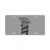 never stop fighting spirit License Plate