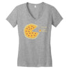 pizza pie chart Women's V-Neck T-Shirt