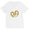 Don't Scare Me (a4) V-Neck Tee
