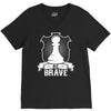 Be Brave - Chess Pawn - Chess Lover V-Neck Tee