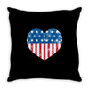 usa flag Throw Pillow