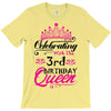 Celebrating With the 3rd Birthday Queen T-Shirt