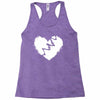 broken heart xxx Racerback Tank