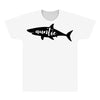 Auntie Shark All Over Men's T-shirt