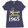 kings are born in 1965 Ladies Fitted T-Shirt