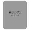 space are friends black Mousepad
