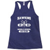 hawking av club middle school Racerback Tank