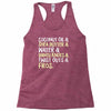 natural queens rock Racerback Tank