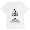 keep calm and be supercalifragilisticexpialidocious t shirt mary poppi V-Neck Tee
