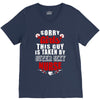 sorry girls this guy is taken by super sexy nurse V-Neck Tee