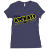i'm so kick ass t shirt cool awesome epic tee funny Ladies Fitted T-Shirt