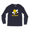 bee happy Long Sleeve Shirts