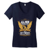 All Men Are Created Equal But Only The Best Are Born In December Women's V-Neck T-Shirt