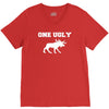 ugly moose funny animal present tee new V-Neck Tee