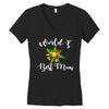 world's best mom Women's V-Neck T-Shirt