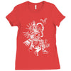 aztec quetzalcoatl Ladies Fitted T-Shirt