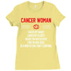 Cancer Woman Ladies Fitted T-Shirt