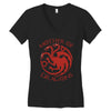 mother of dragons Women's V-Neck T-Shirt