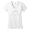 factory records use hearing protection Women's V-Neck T-Shirt