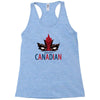mouthy canadian Racerback Tank
