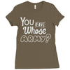 you and whose army Ladies Fitted T-Shirt