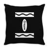 adult crayon Throw Pillow