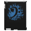 bass clef in blue iPad 3 and 4 Case